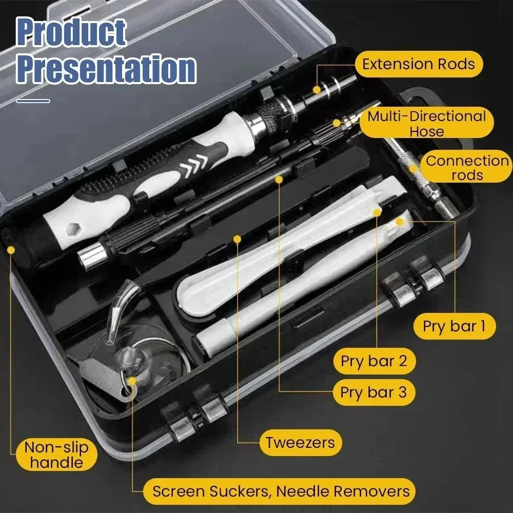 Juego de destornilladores de precisión para móviles y electrónica - imagen 3