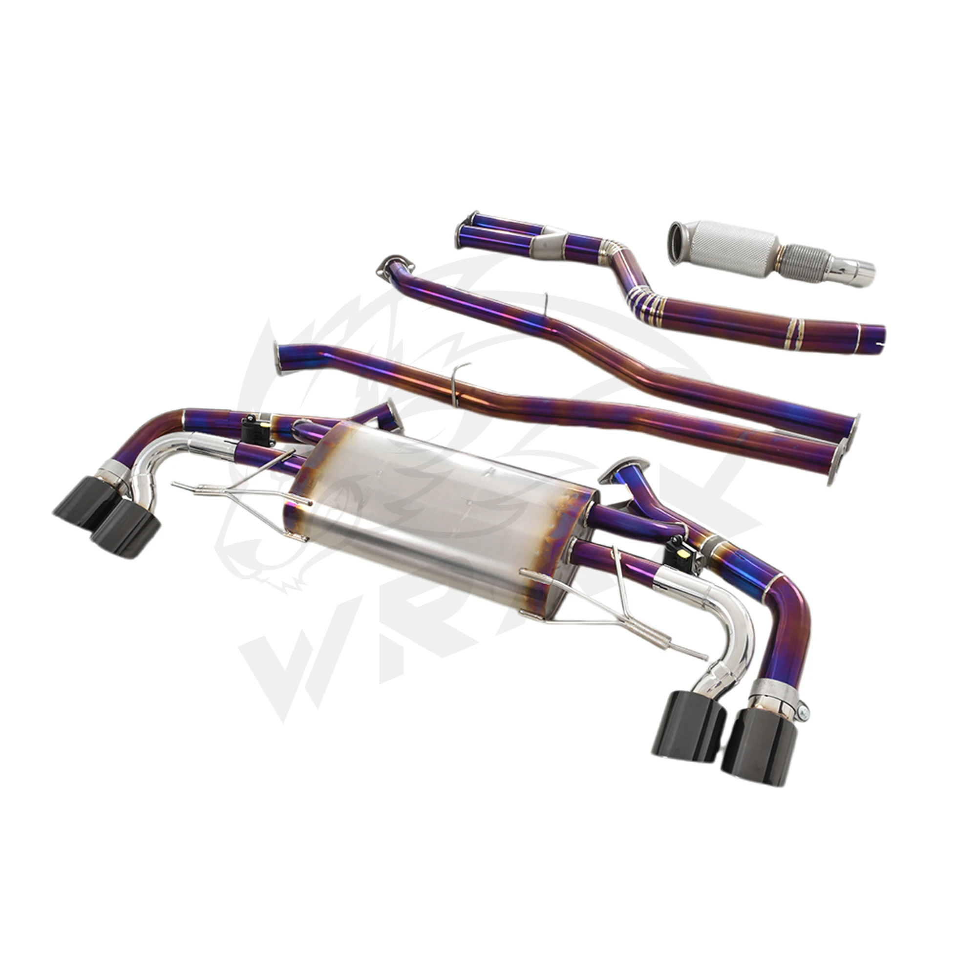 WRAX escape de titanio para BMW X5 G05 3.0L Turbo sistemas de válvula de Control de escape eléctrico accesorios de coche Catback bajante perfecto - imagen 3