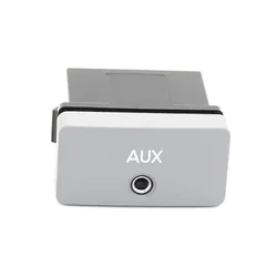 Conector USB auxiliar iPod con concentrador para coche