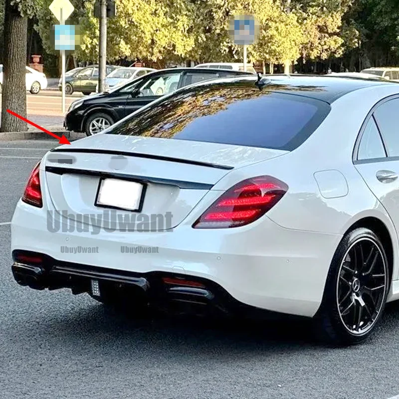 Alerón de maletero carbono estilo BOS – Mercedes Clase S W222 - imagen 3