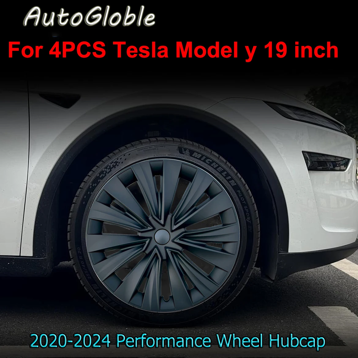 Tapacubos Tesla Model Y 19 pulgadas 2020-2024 – juego de 4 unidades