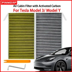 Filtro de habitáculo con carbón activado para Tesla Model 3/Y