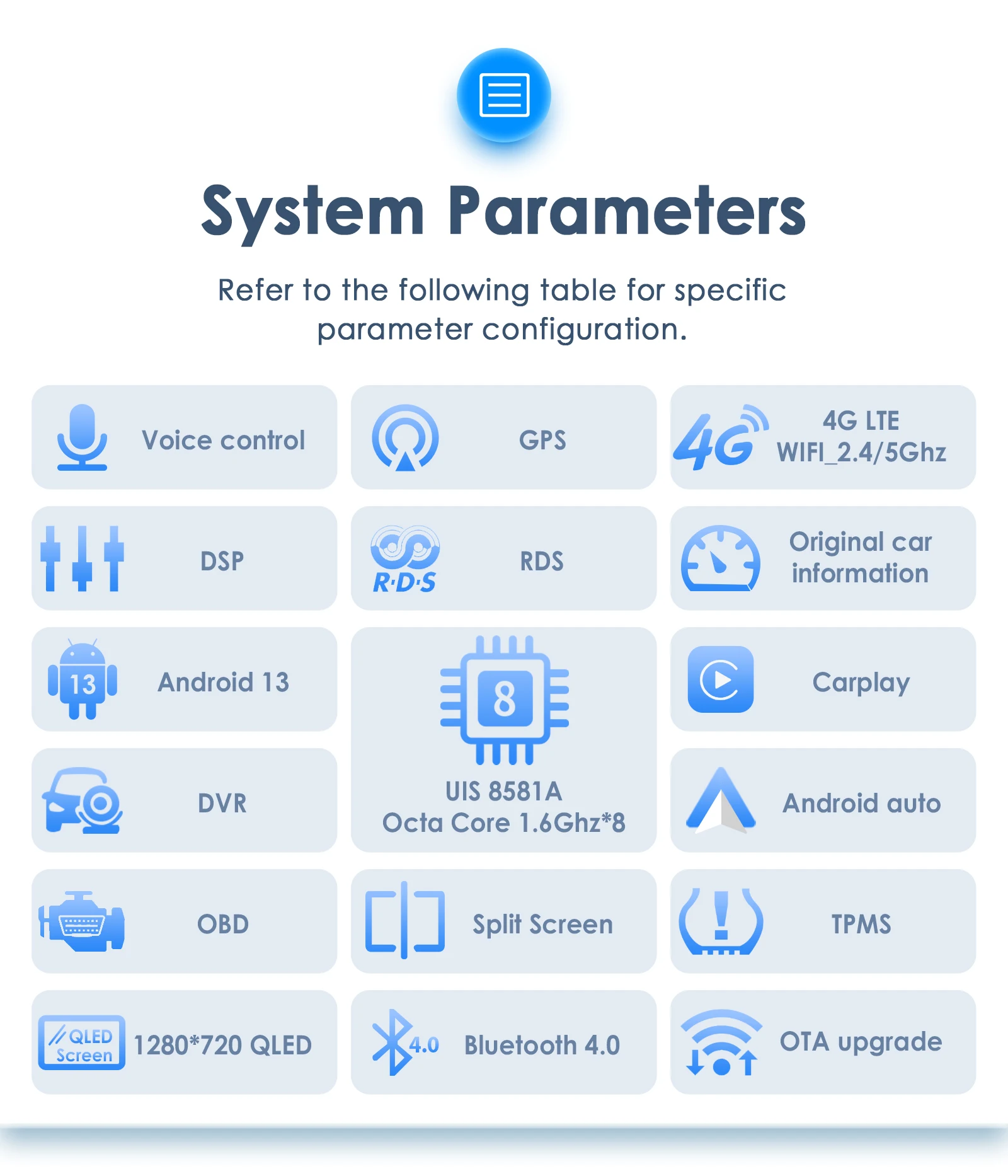 Radio de coche para PEUGEOT 206 206SW 206CC 2001 - 2008 Carplay para reproductor multimedia Apple 8581 8core Autoradio GPS Android Auto RDS - imagen 2