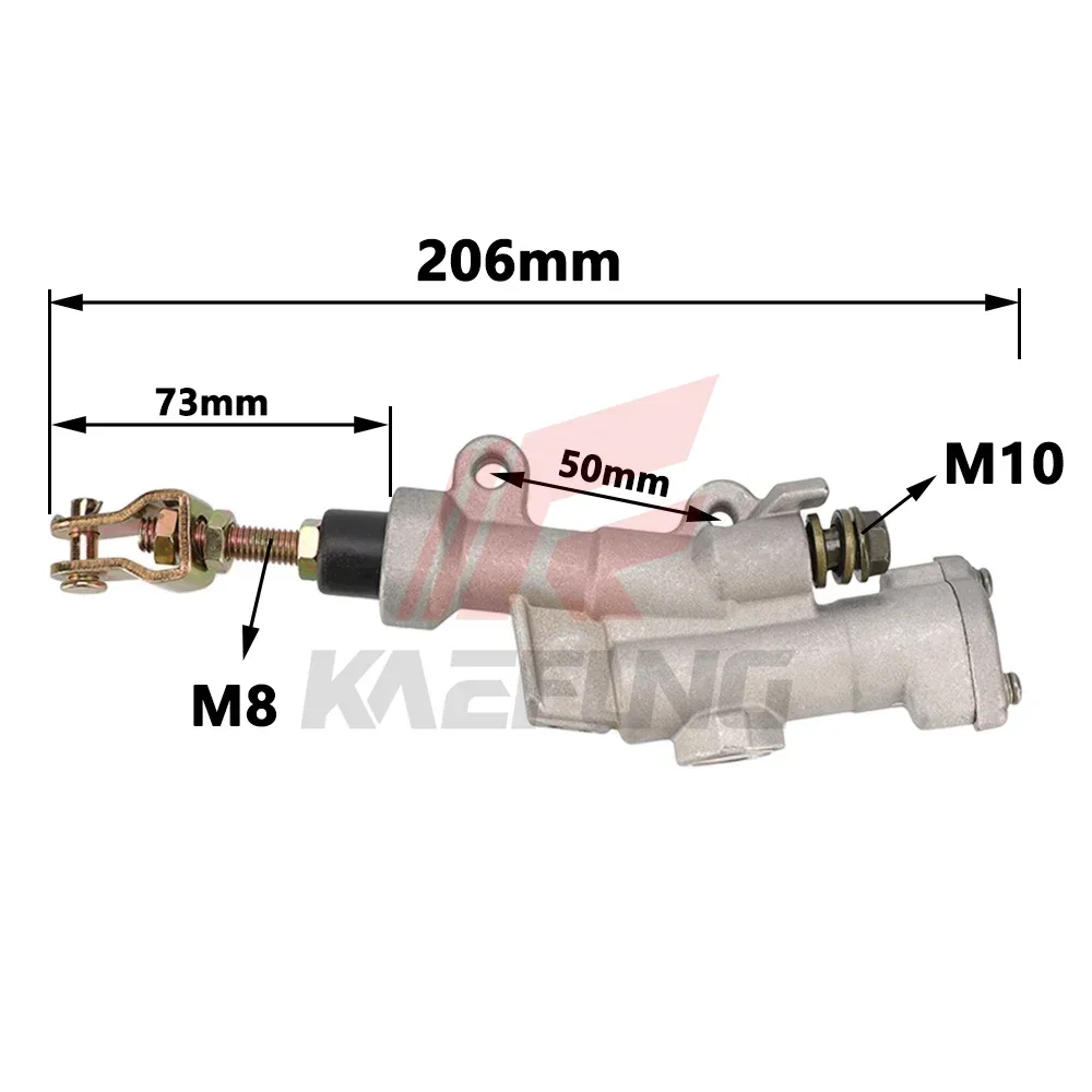 Bomba de freno trasero de aluminio para Yamaha XT250/XG250 - imagen 2