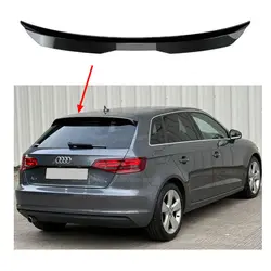 Alerón trasero de fibra de carbono estilo ABS para Audi A3