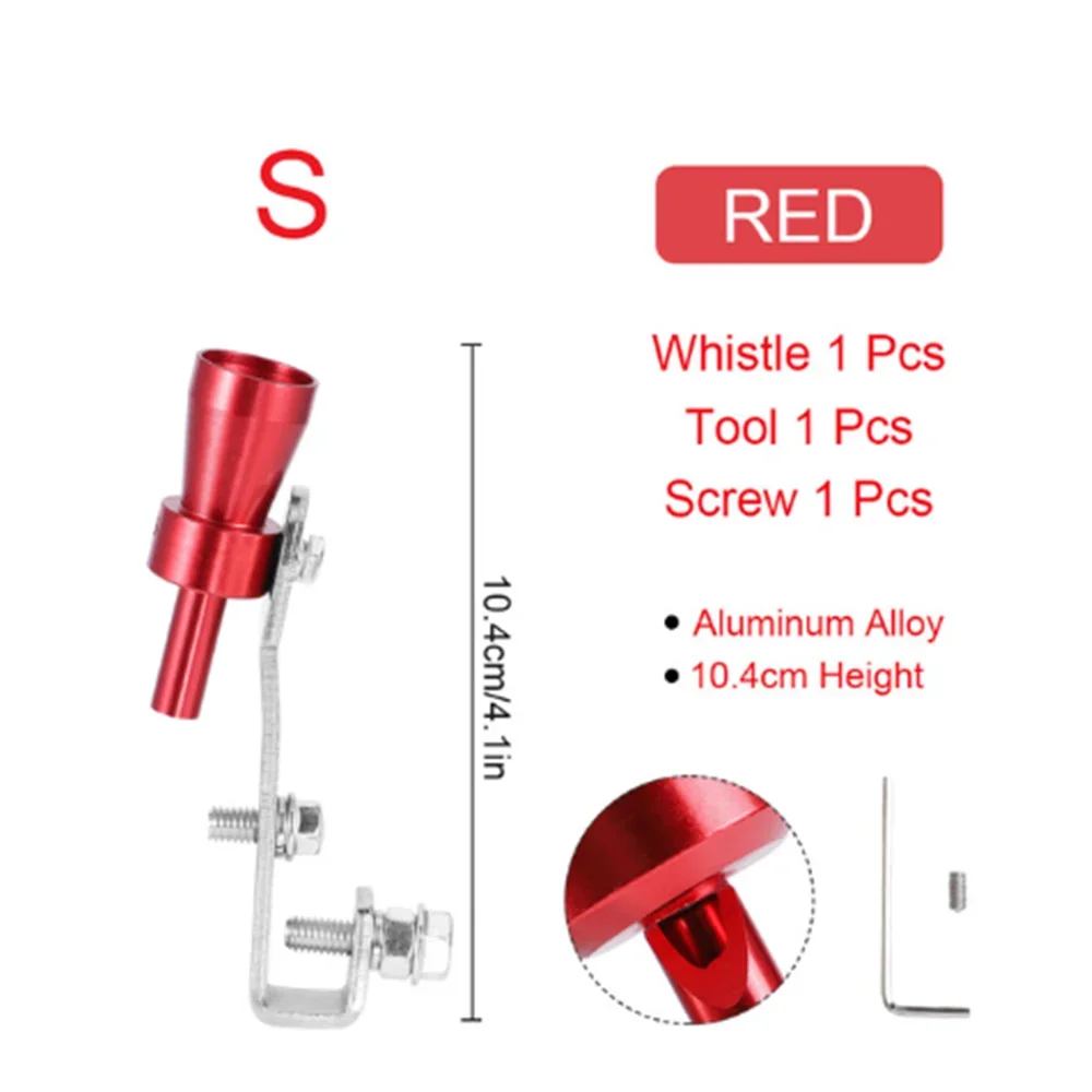 Tamaño S del silbato de sonido Turbo para escapes de 32-43mm