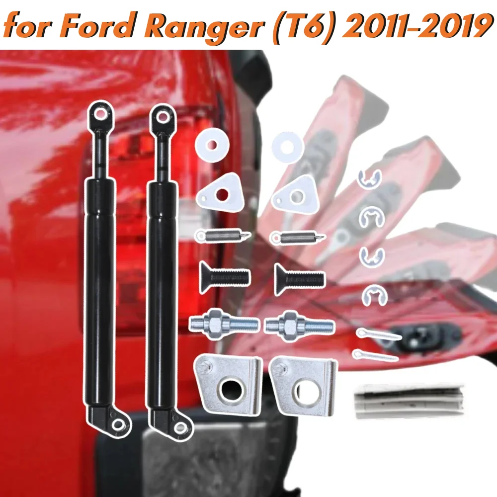 Puntales maletero Ford Ranger T6 y Mazda BT-50 2011-2019
