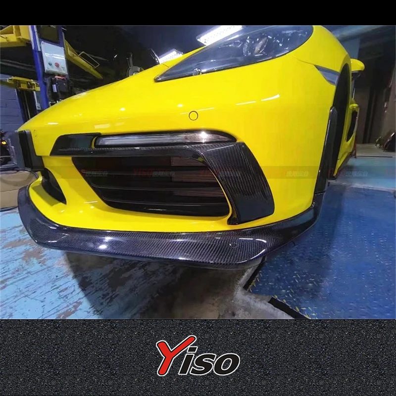 YISO Tecate Deflector viento fibra carbono Cayman S Boxster 718
