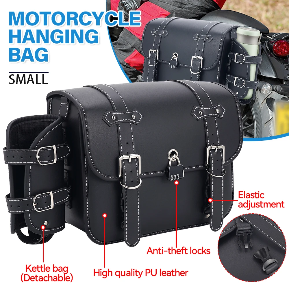 Alforjas moto Oxford impermeables negro universal