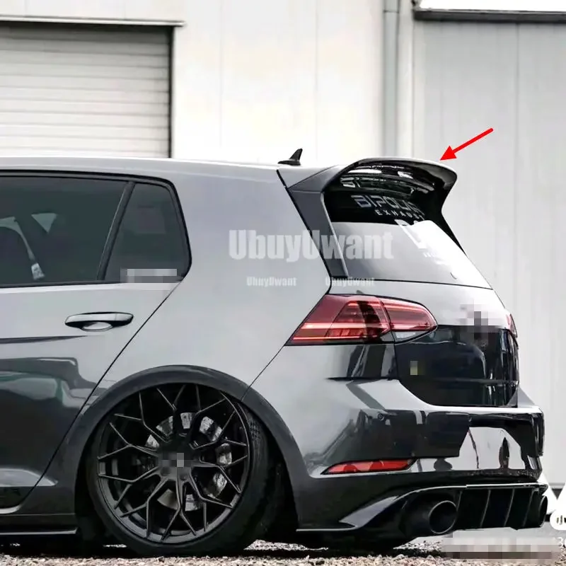 Alerón trasero de carbono estilo Clubsport para VW Golf 7 GTI R - imagen 4