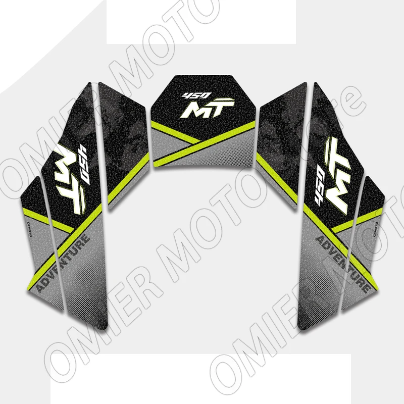 Protector de almohadilla de depósito para motocicleta 3M, pegatina esmerilada, calcomanías, accesorios para CFMOTO CF MOTO 450MT 450 MT - imagen 5