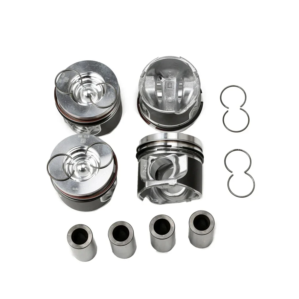 Juego de juntas de reconstrucción de piezas de motor, Kit de pistón, cigüeñal compatible con 2,0 L Diesel 204DTD AJ20D4 para Land Rover Discovery Jaguar XE XF 2.0L - imagen 3