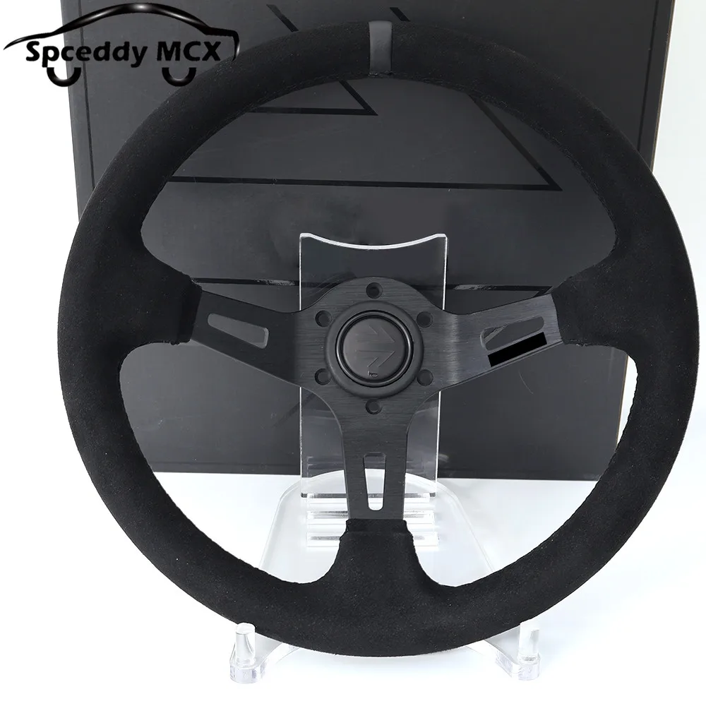 Volante deportivo Racing Sport negro edición con plato profundo