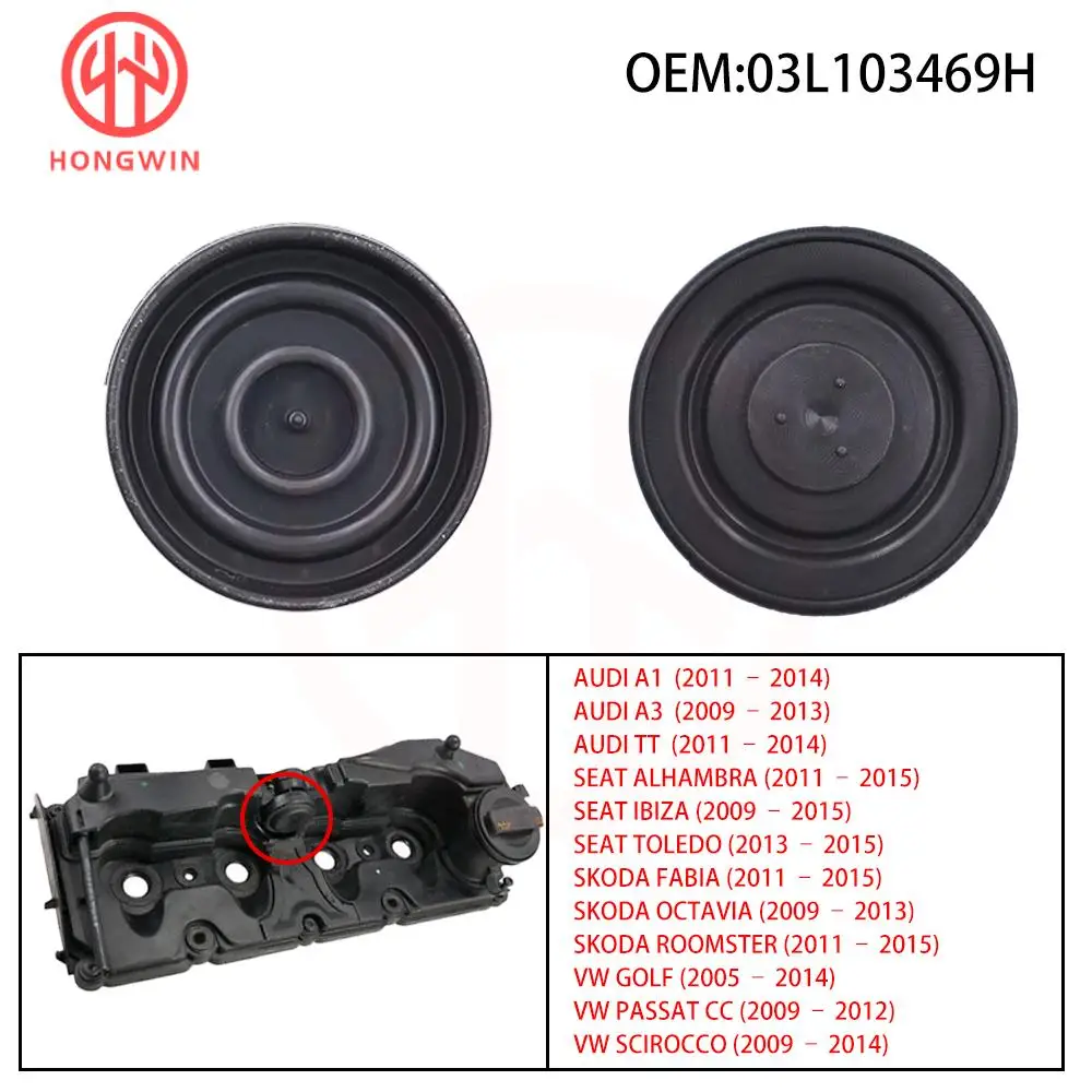 Junta membrana válvula 03L 103469 H para VW Golf Audi A3 Seat - imagen 3