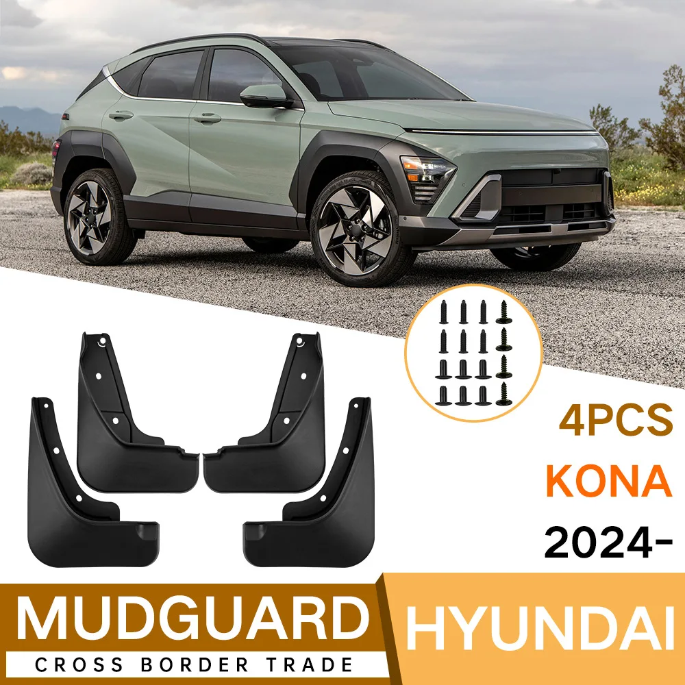 Guardabarros Hyundai Kona 2024 delanteros y traseros – Ajuste perfecto - imagen 2