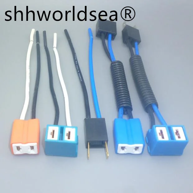 Shhworldsea Adaptador cerámico H7 para bombilla LED de coche