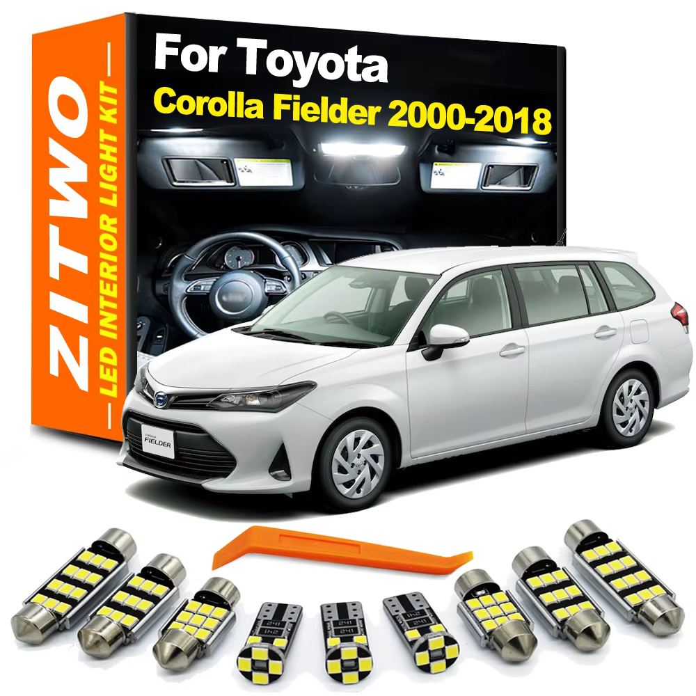 Kit iluminación LED interior ZITWO luz de mapa Toyota Corolla Fielder