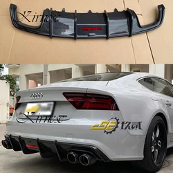 Difusor trasero fibra de carbono para Audi A7 S7 RS7 2016-2019