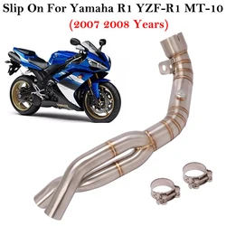 Escape slip-on deportivo Yamaha YZF R1 2007-2008 – tubo de enlace