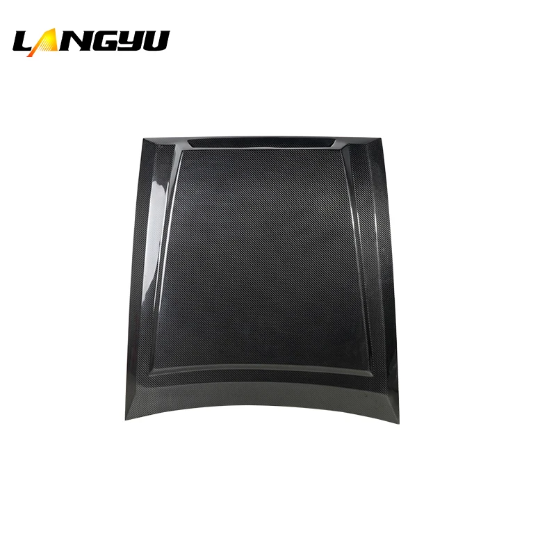 Langyu cubierta motor fibra carbono – Land Rover Defender 90/110 - imagen 2