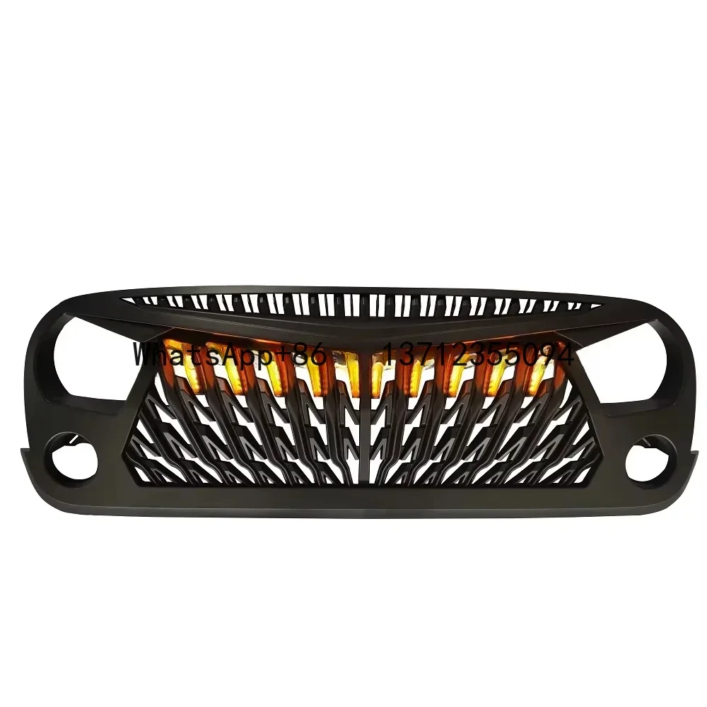 Parrilla radiador negro mate Jeep Wrangler JK 2007-2018