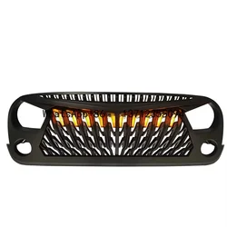 Parrilla radiador negro mate Jeep Wrangler JK 2007-2018