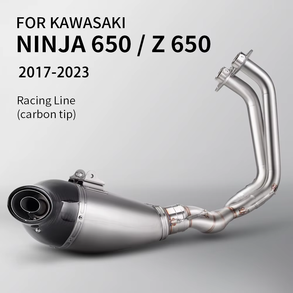 Sistema escape Akrapovič con DB Killer – Kawasaki Ninja650/Z650 2017-2023