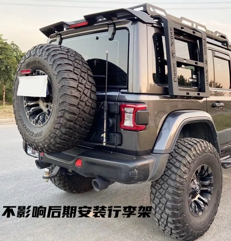 Alerón trasero con luz de freno para Jeep Wrangler JK JL 2007-2021 - imagen 2