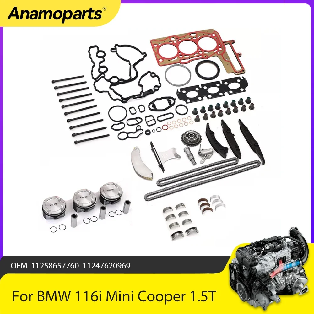Kit cadena distribución BMW Mini Cooper 1.5T 116i 118i (2015-2021)