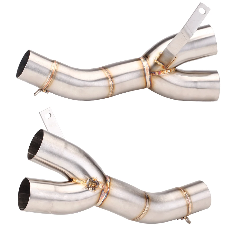 Tubo de escape Universal de fibra de carbono para motocicleta, silenciador de doble orificio, 51MM, para Ducati SCRAMBLER800 Ducati800 - imagen 4