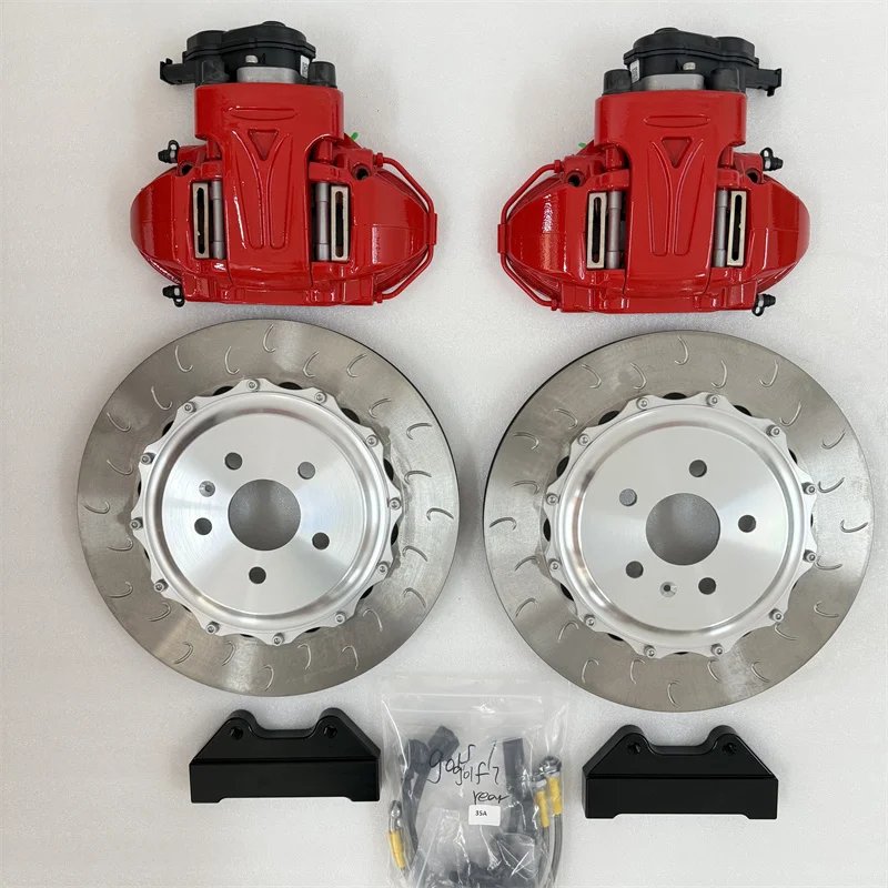 Jekit pinzas de freno cuatro pistones para tuning y competición