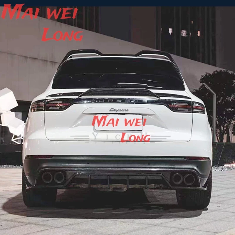 Alerón de fibra de carbono tipo techo para Porsche Cayenne 2018-2022 - imagen 2