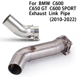 Tubo intermedio de escape inoxidable para BMW C600/C650 Sport y GT