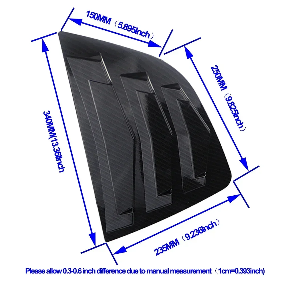 Alerón de ventana trasera para Honda Jazz GK5 Hatchback deportivo - imagen 5