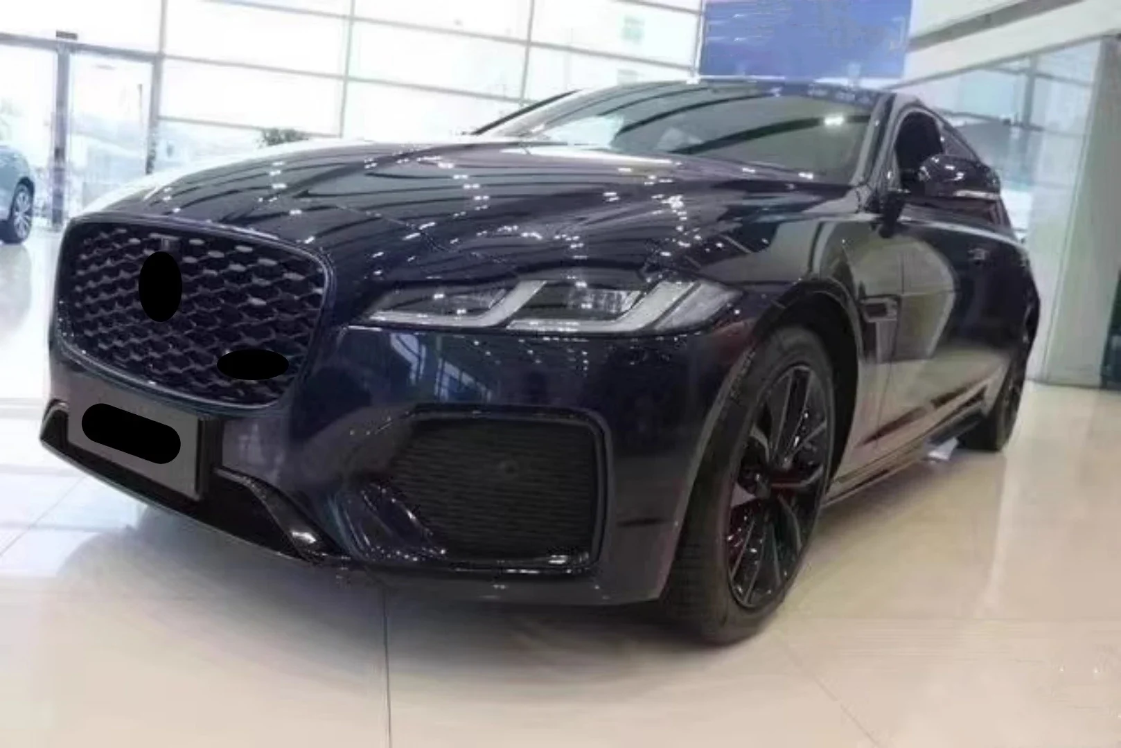 Parrilla delantera completa con rejilla radiador y malla para Jaguar XFL - imagen 2
