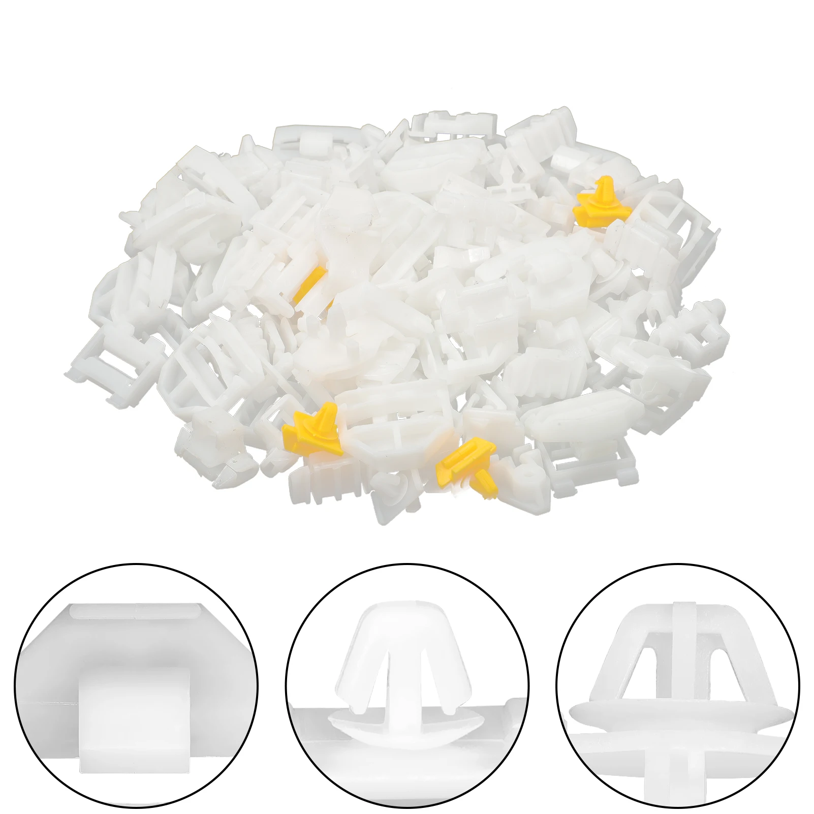 124 piezas kit de clip de panel lateral clip de fijación para puerta lateral para 190 W201 190E 190D A 00698883578 0019885081   abrazadera de panel de clip de fijación - imagen 4