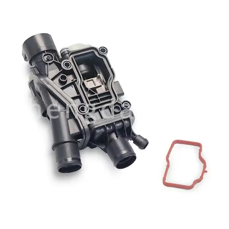 9804160380 9849443980   Para Peugeot 308 508 5008 Citroen C4 DS Ford 2,0 azul Hdi carcasa del termostato del refrigerante del motor diésel - imagen 2