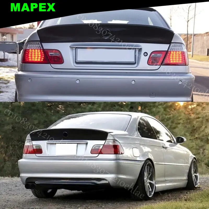 Alerón trasero estilo CSL para maletero BMW E46 Serie 3 Coupé - imagen 2