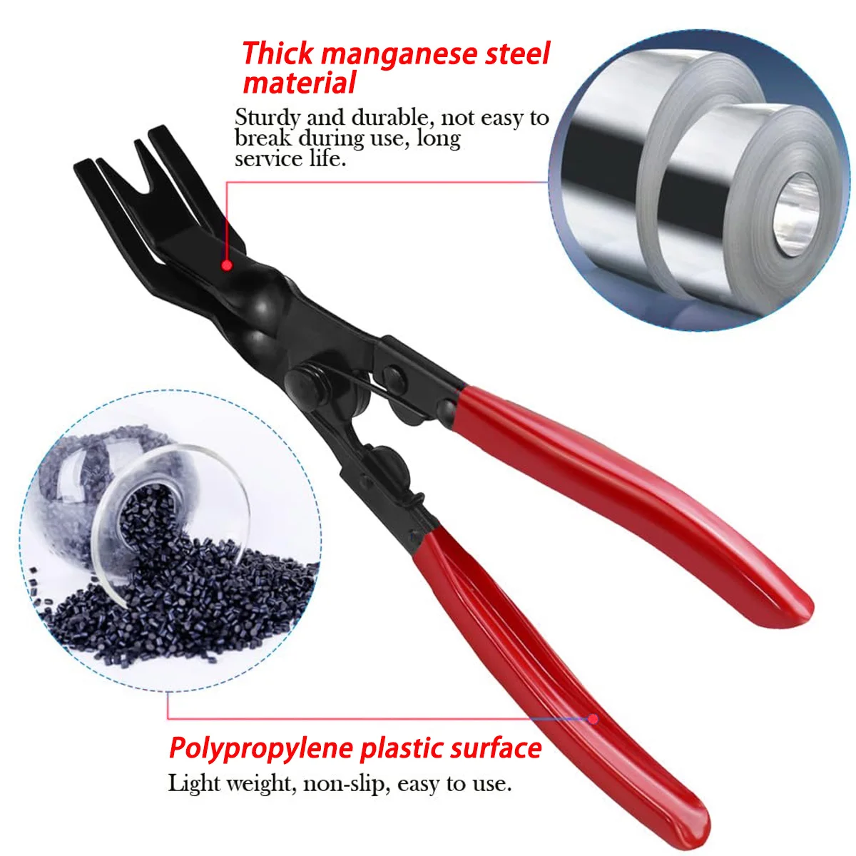 Alicates para extraer clips de faros con acero al manganeso - imagen 2
