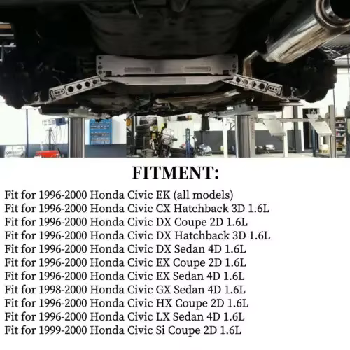 Brazo de control inferior trasero y barras de refuerzo para Honda Civic EK