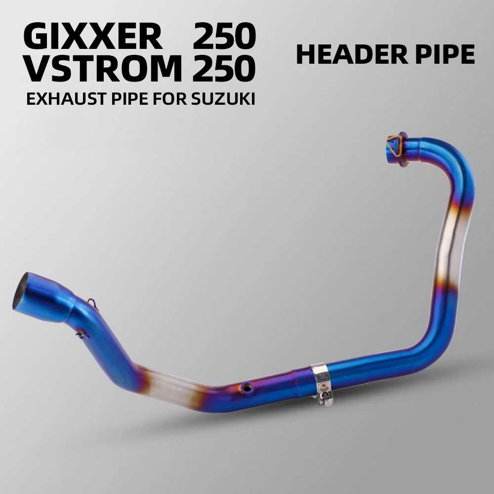 Colector escape Suzuki Gixxer SF250 acero inoxidable