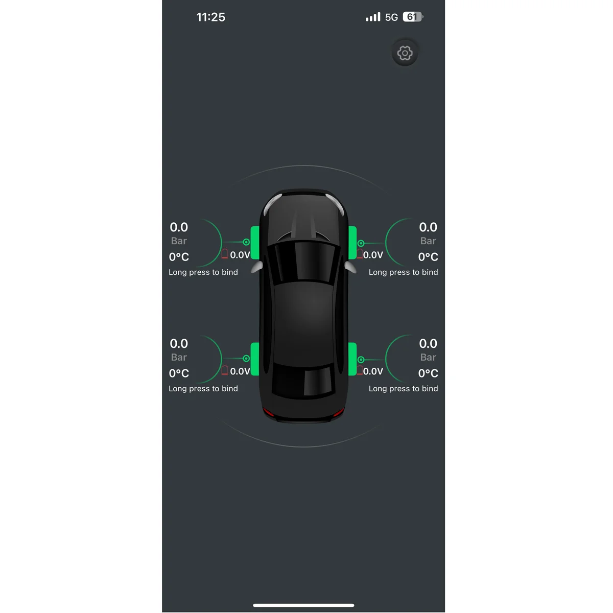 Sistema TPMS inalámbrico coche con sensores, app para iOS y Android - imagen 2