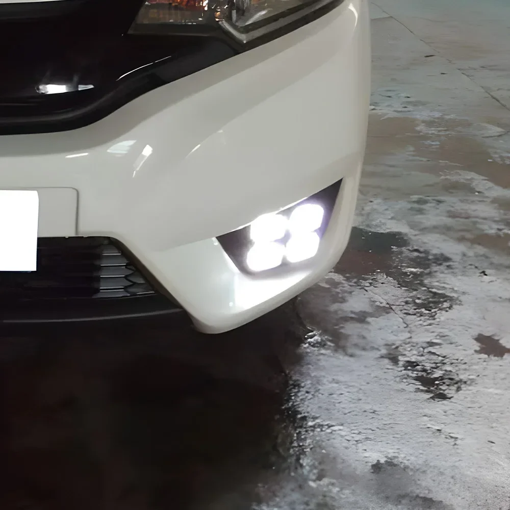 Kit faros LED cuatro ojos con luz diurna dinámica – Honda Fit GK5 2014-2016 - imagen 4