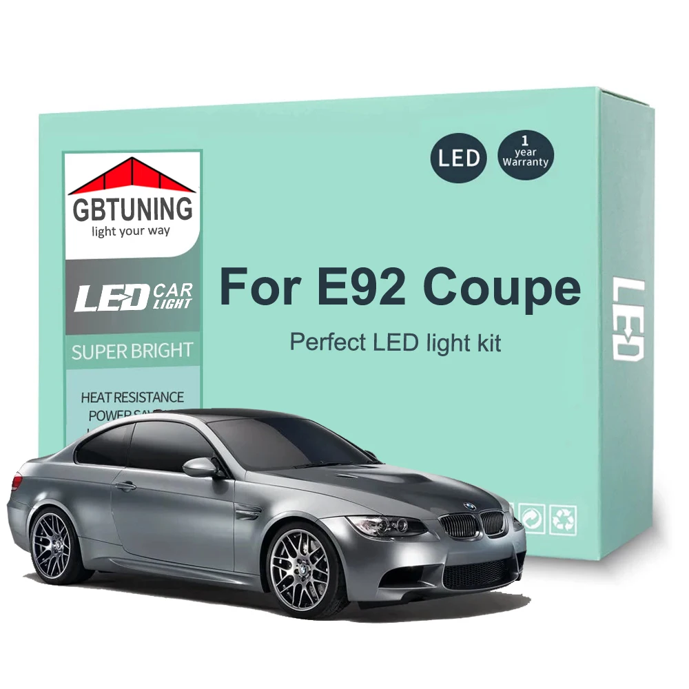 Kit de bombillas LED Canbus para interior BMW Serie 3 E92 Coupé (2006-2013)