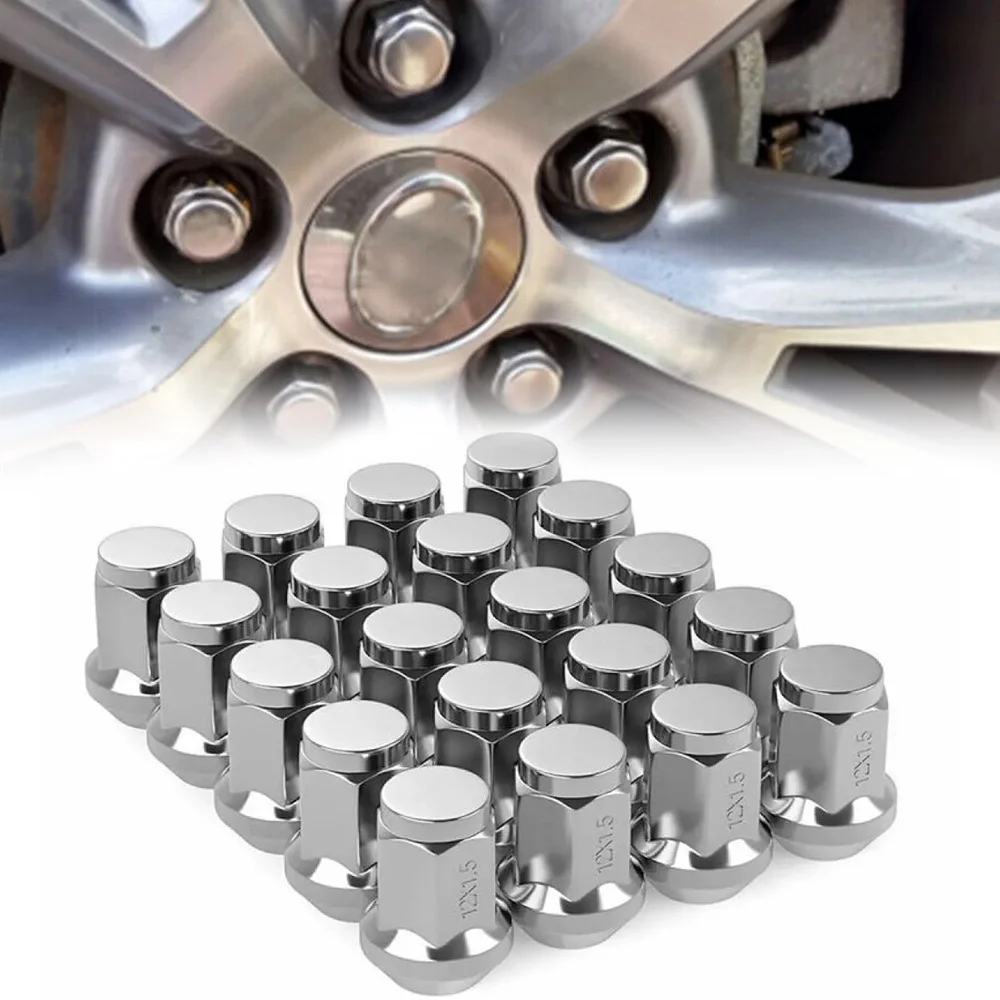 Tuercas de rueda racing de acero M12x1.5/M12x1.25 para coche