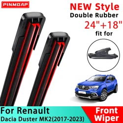 Escobillas limpiaparabrisas Dacia Duster MK2 (24"+18") 2017-2023