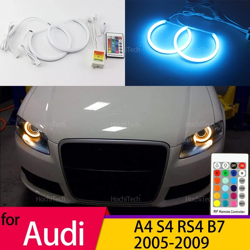 Kit LED diurno RGB para Audi A4 B7 – 16 colores y 4 modos flash