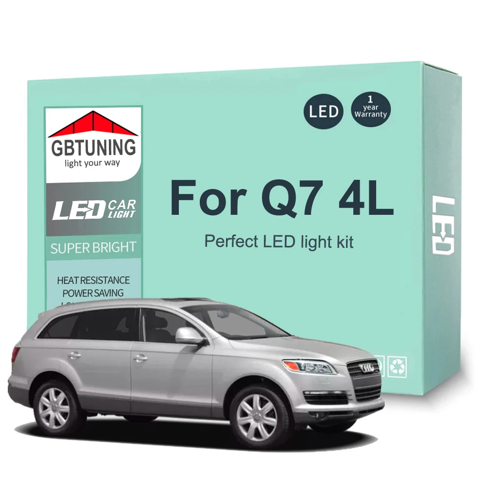Kit bombillas LED interior Audi Q7 4L (2006-2012) Canbus