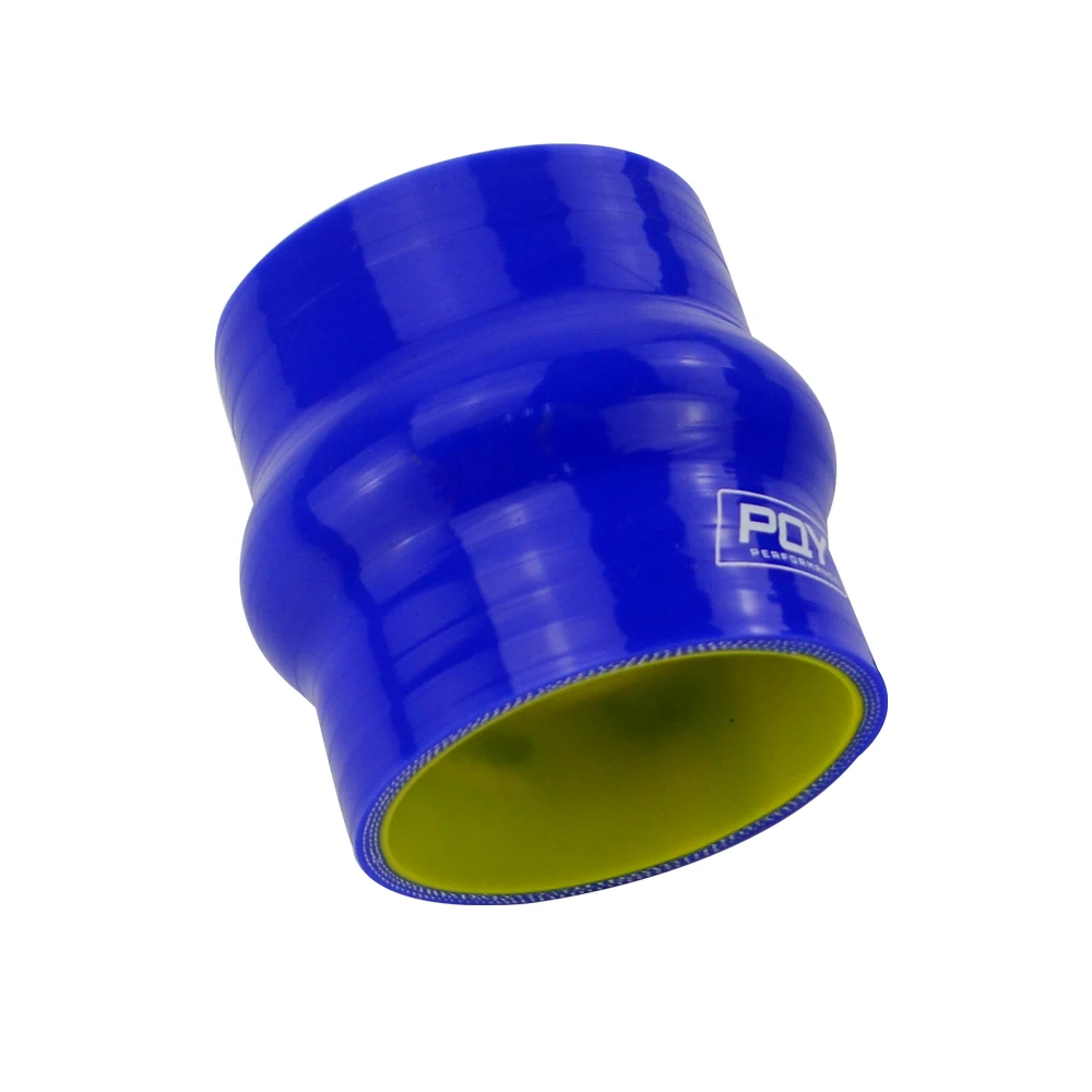 PQY-HSH0025 Acoplador intercooler silicona 64mm azul amarillo - imagen 4