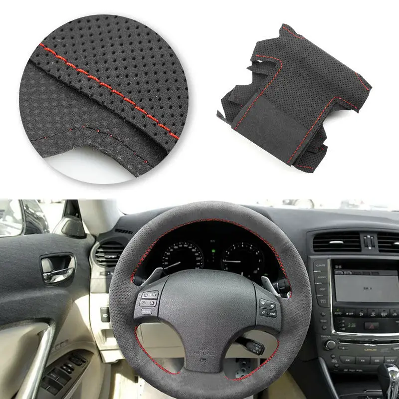 Cubierta de volante en piel tipo gamuza Lexus IS 2006-2011